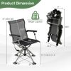 360 Degree Silent Swivel Hunting Chair