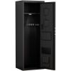 Heavey Duty,Large Size 4-5 Gun,Black Gun Cabinet with Electronic Password Keypad Lock,Unassembled Metal Rifle Gun Security Cabinet Safe Locker