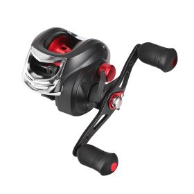 Baitcasting Fishing Reel 17.5lbs Max Drag Baitcasters 17+1 BB 7.1:1 Gear Ratio Baitcast Fish Reel High Speed Long Cast Distance (Mode: Left Hand)