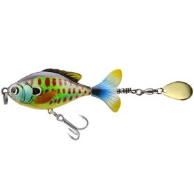 Fish Floating Pencil Propeller Tractor Luya Bait Simulation Hard Bait Wholesale (Color: 01 color OPP bag)